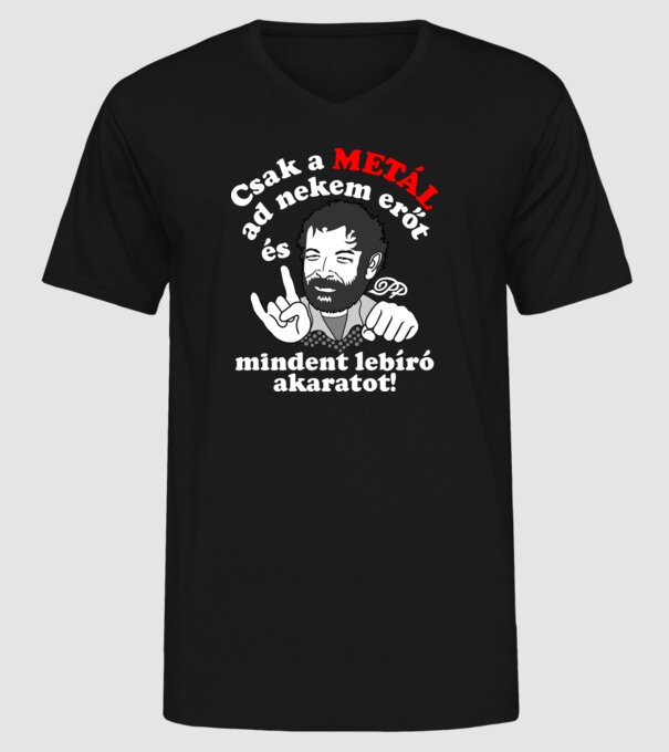  minta fekete pólón