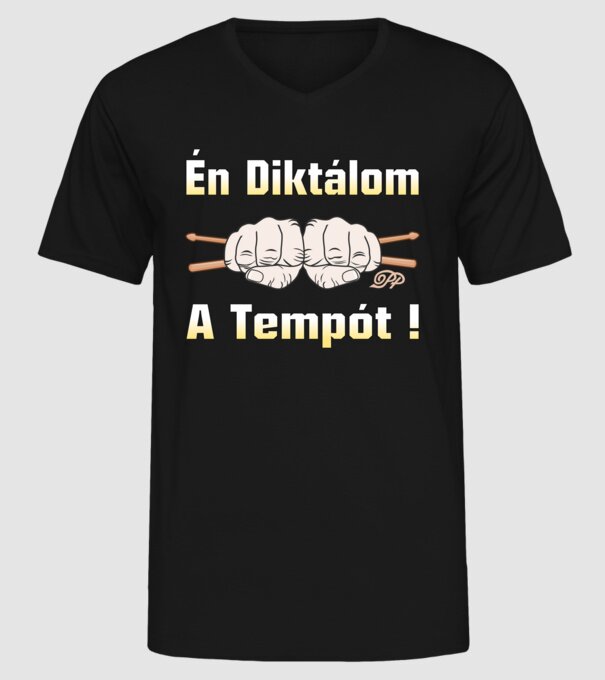  minta fekete pólón