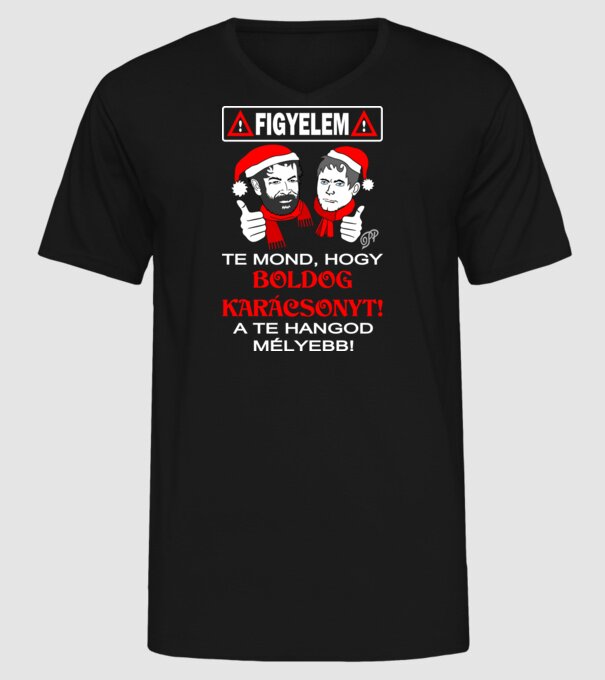  minta fekete pólón