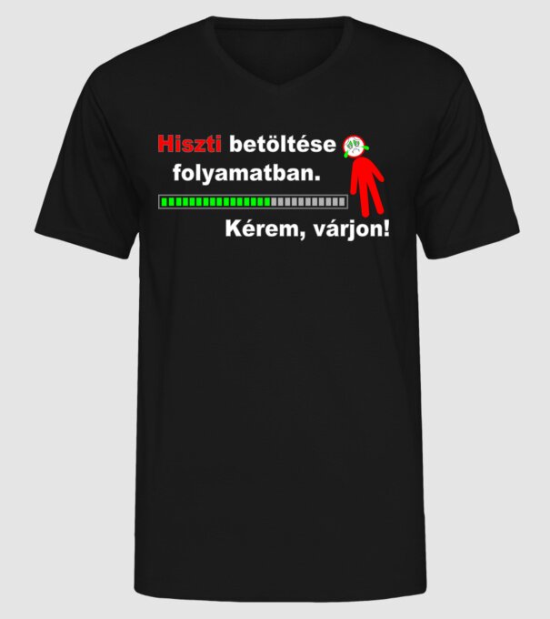  minta fekete pólón