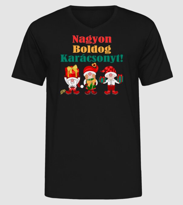  minta fekete pólón