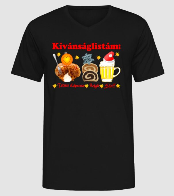  minta fekete pólón