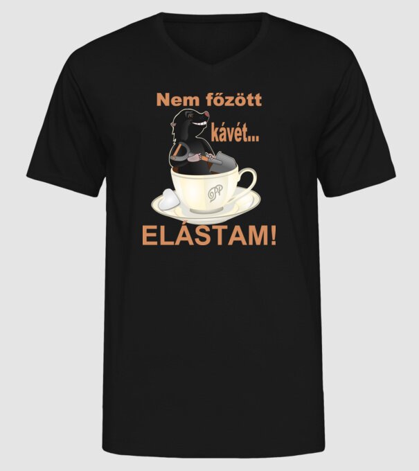 minta fekete pólón