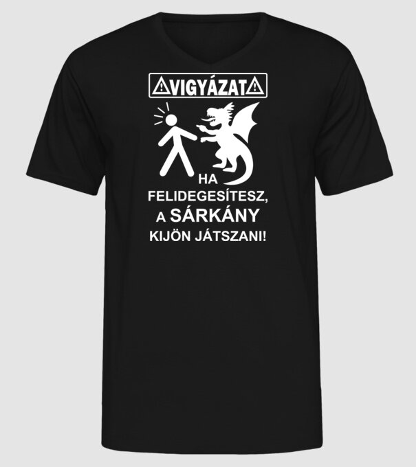  minta fekete pólón