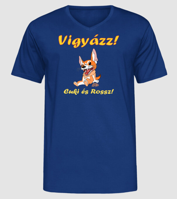  minta királykék pólón