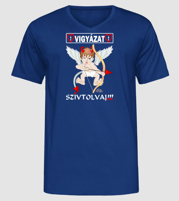  minta királykék pólón