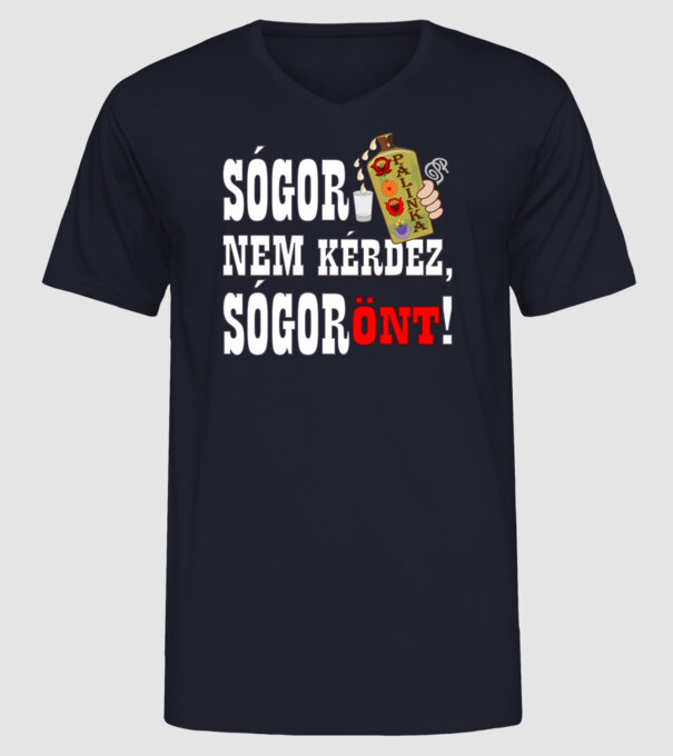  minta sötétkék pólón