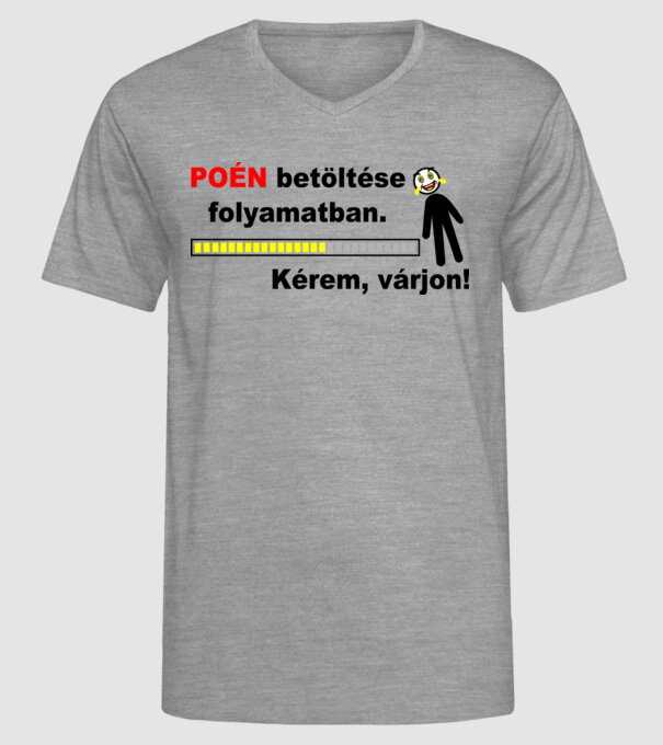  minta szürke pólón