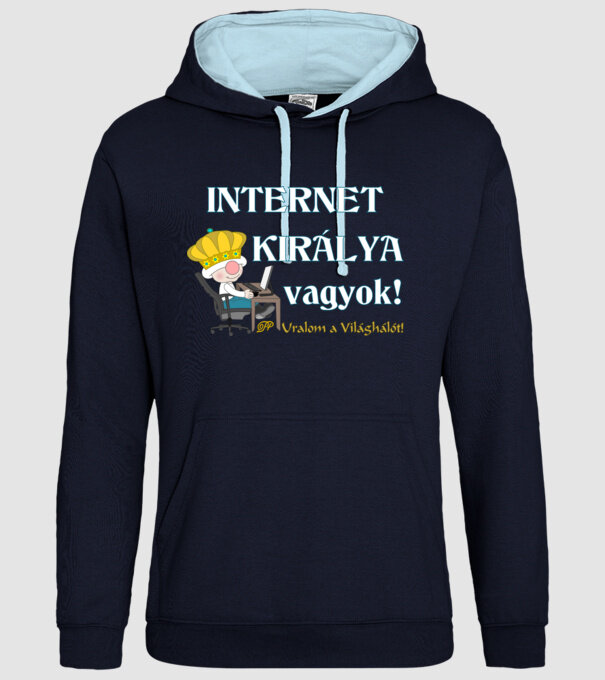  minta sötétkék pólón