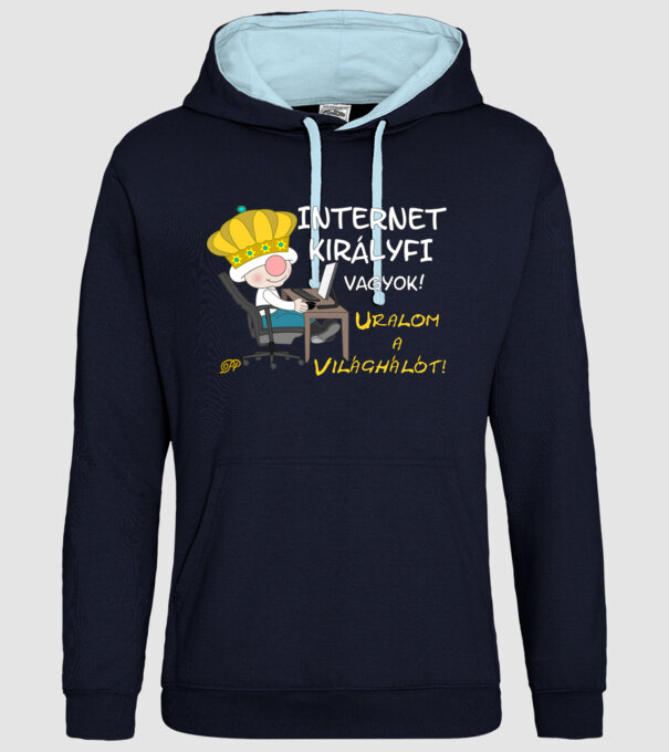  minta sötétkék pólón