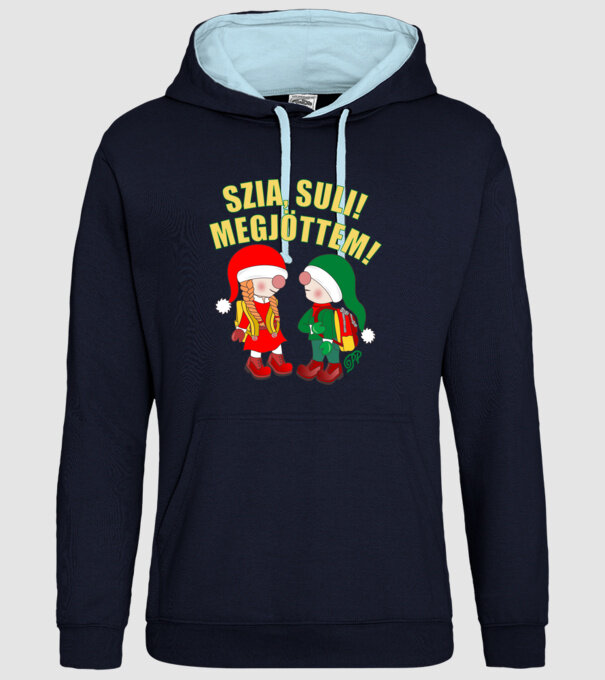  minta sötétkék pólón