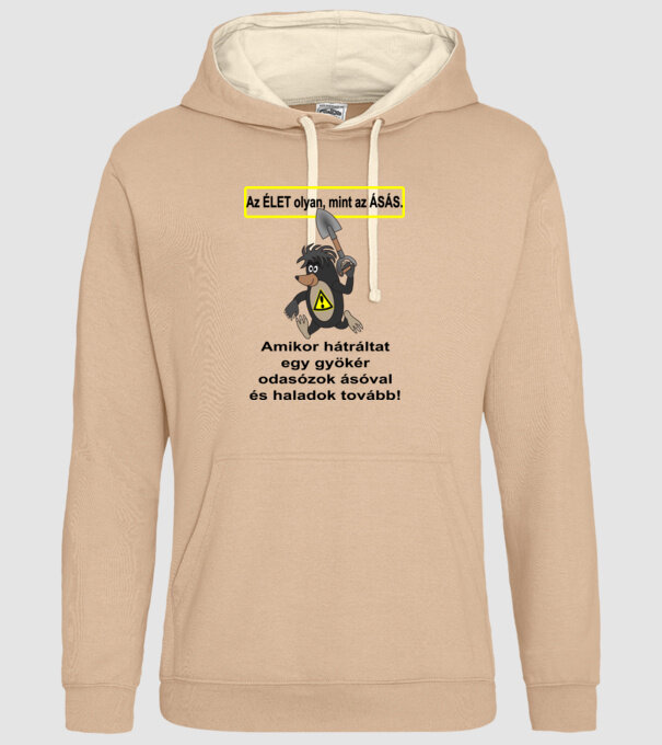  minta homokszín pólón