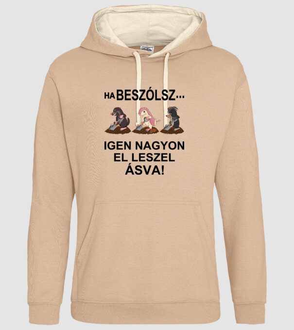  minta homokszín pólón