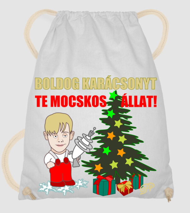  minta fehér pólón