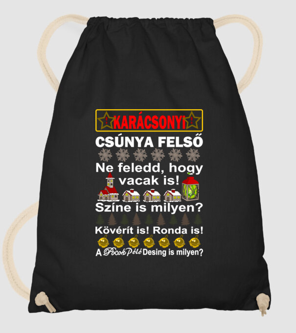  minta fekete pólón