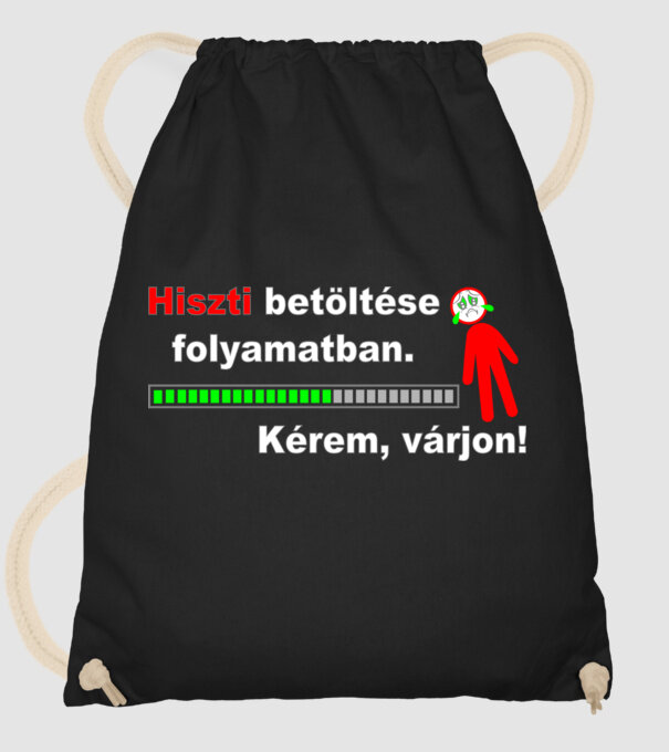  minta fekete pólón