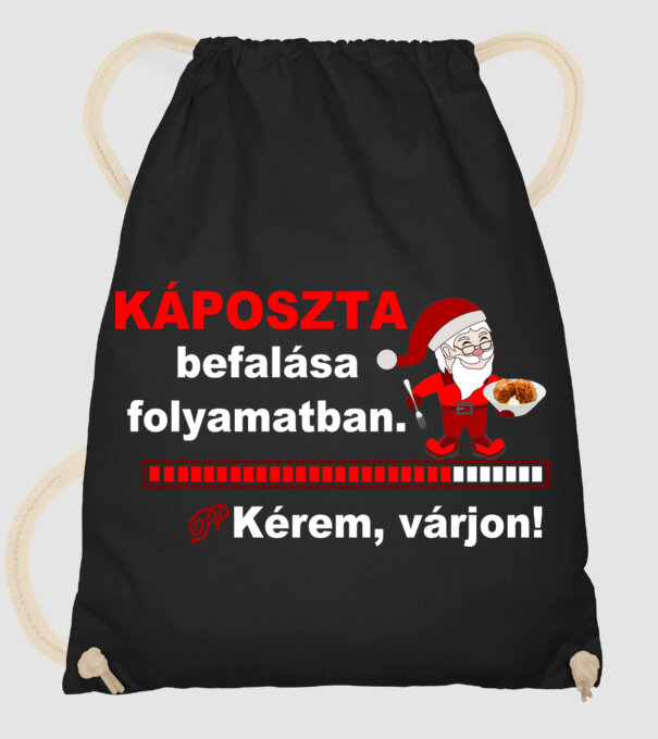  minta fekete pólón