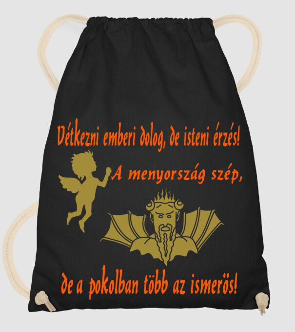  minta fekete pólón