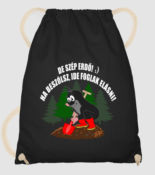  minta fekete pólón