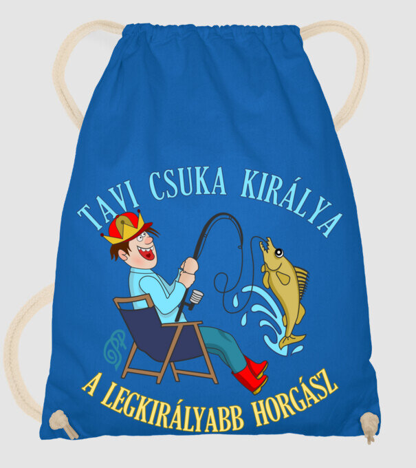  minta királykék pólón