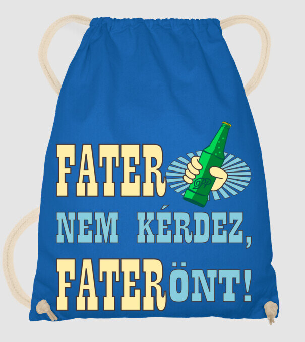  minta királykék pólón