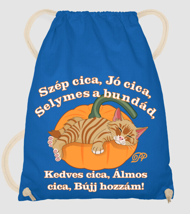  minta királykék pólón