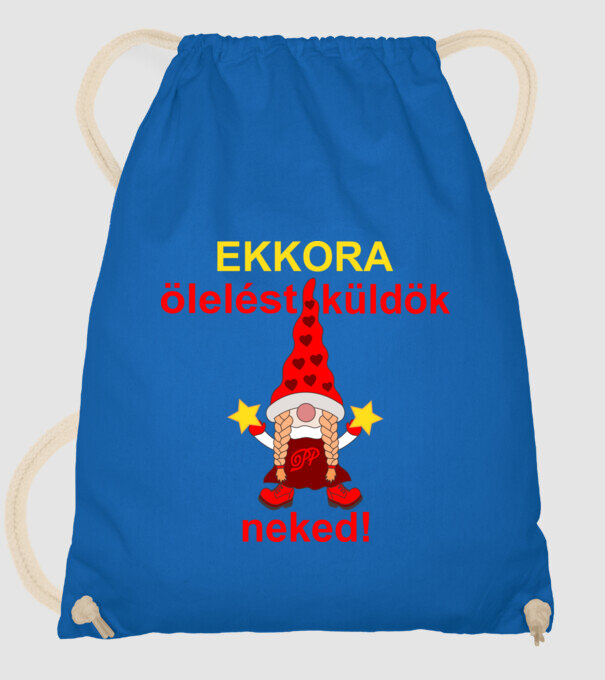  minta királykék pólón