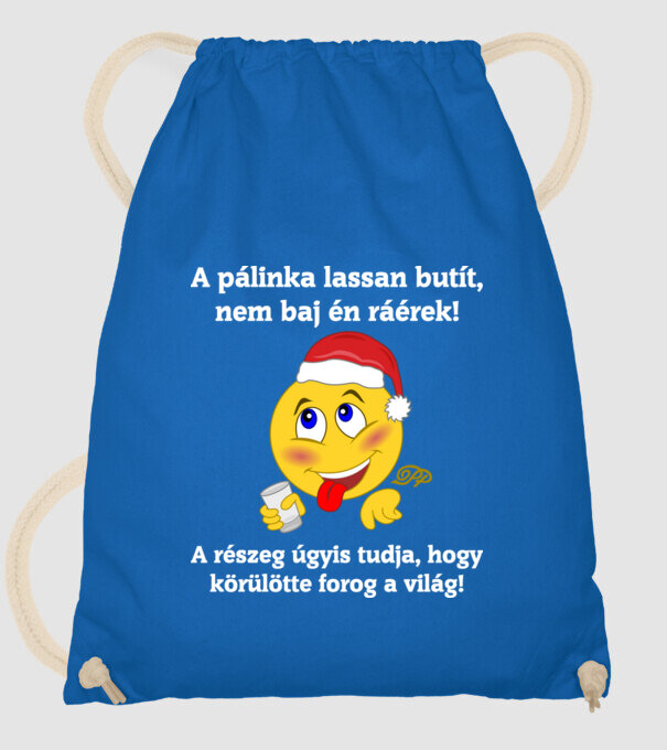  minta királykék pólón