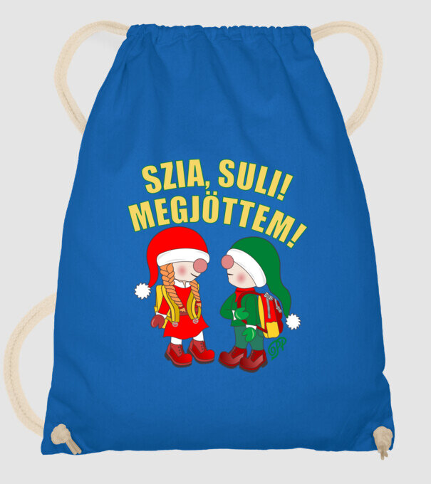  minta királykék pólón