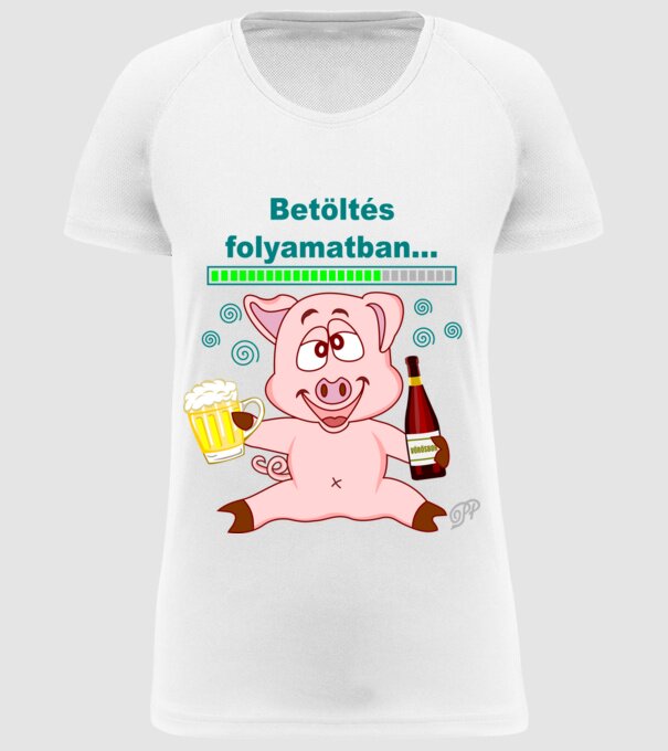  minta fehér pólón