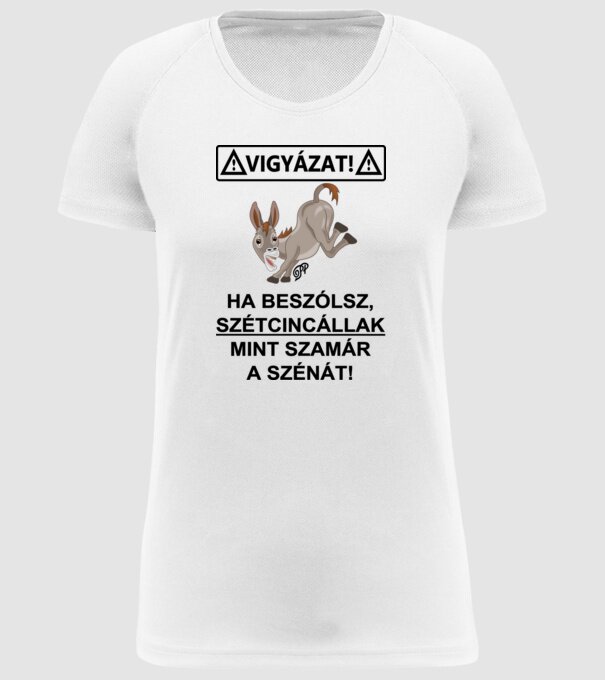  minta fehér pólón