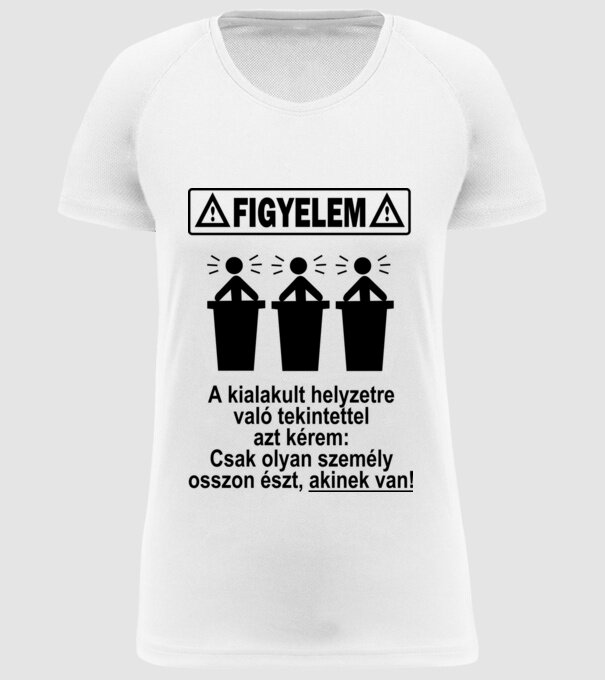  minta fehér pólón