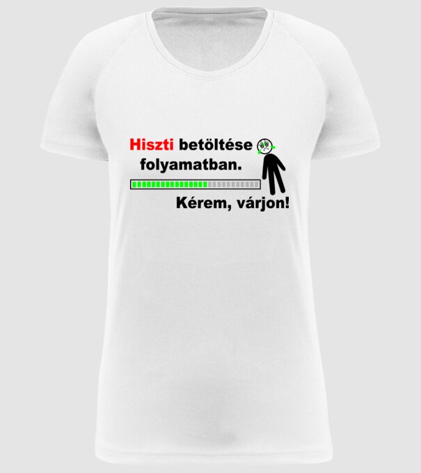  minta fehér pólón