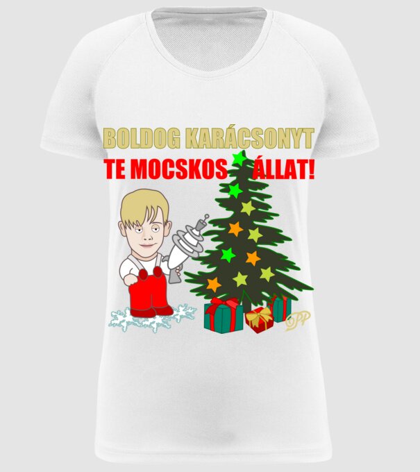  minta fehér pólón