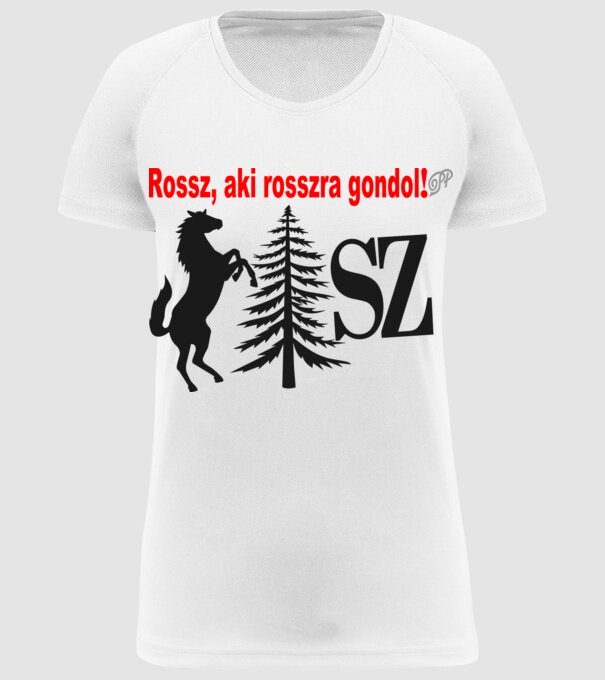  minta fehér pólón