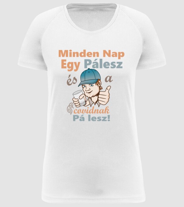  minta fehér pólón