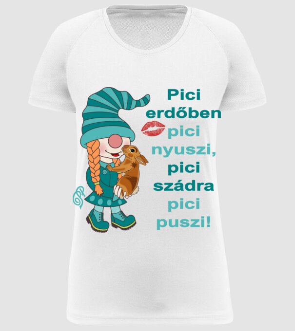  minta fehér pólón
