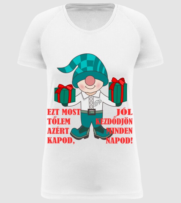  minta fehér pólón