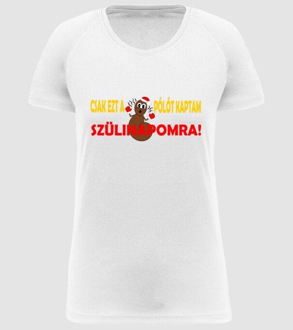  minta fehér pólón
