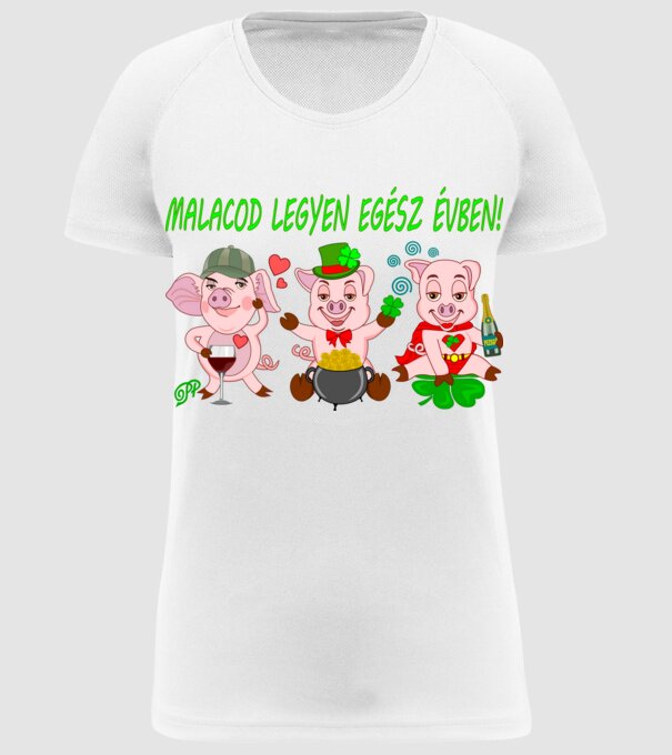  minta fehér pólón