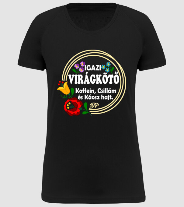 minta fekete pólón
