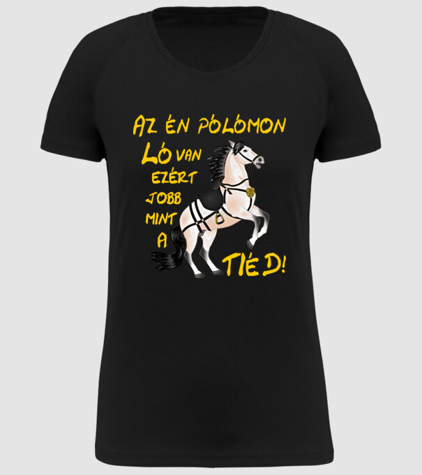 minta fekete pólón