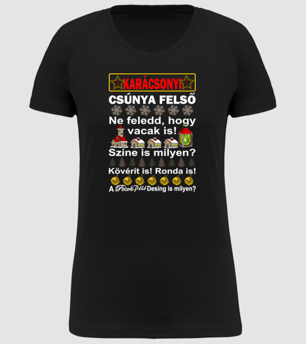  minta fekete pólón