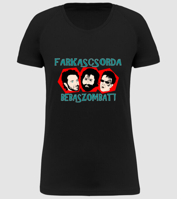  minta fekete pólón
