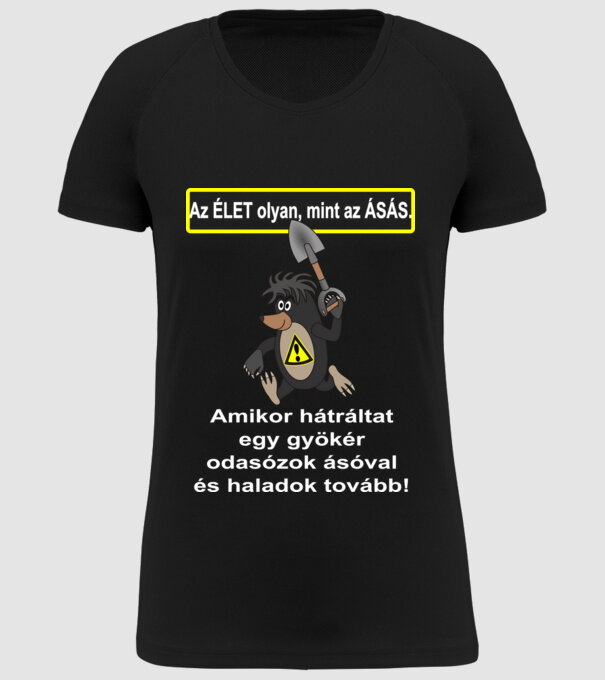  minta fekete pólón