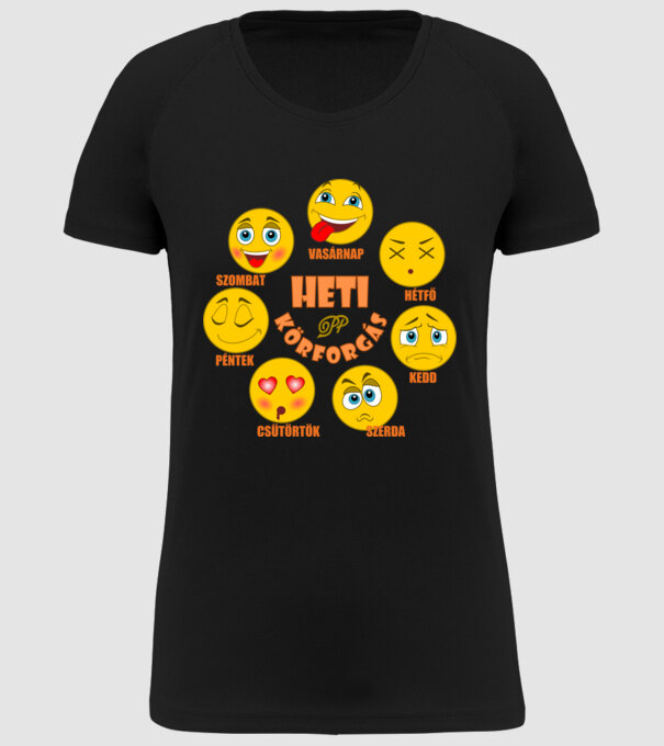  minta fekete pólón