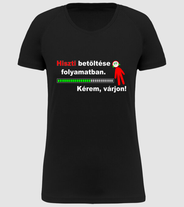  minta fekete pólón