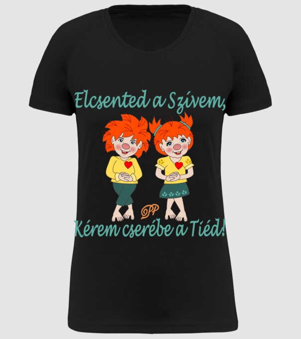  minta fekete pólón