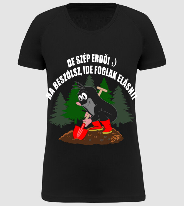 minta fekete pólón