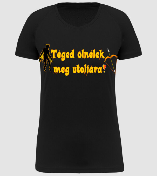  minta fekete pólón
